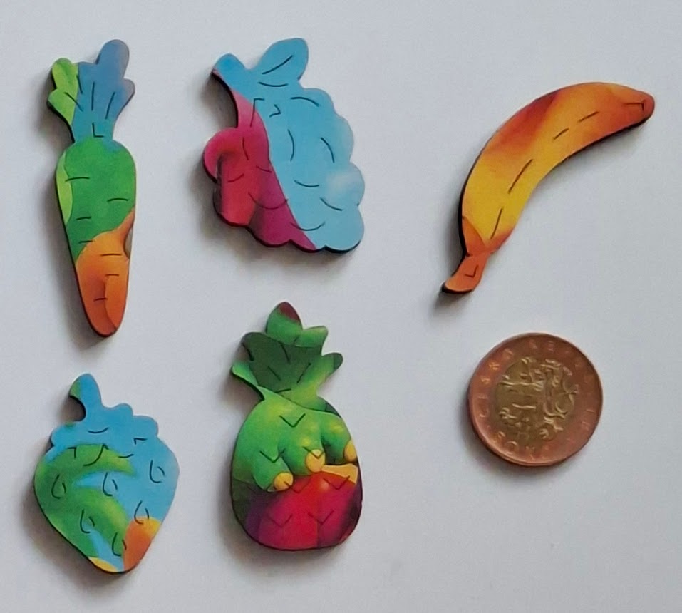 Sada pěti dílků WOODEN CITY Dřevěné puzzle Dinosauři 20 dílků